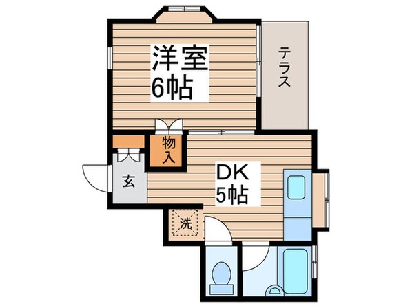 コーポミチの物件間取画像